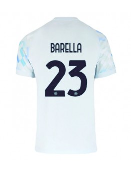 Inter Milan Nicolo Barella #23 Replika Borta Kläder 2025-26 Kortärmad